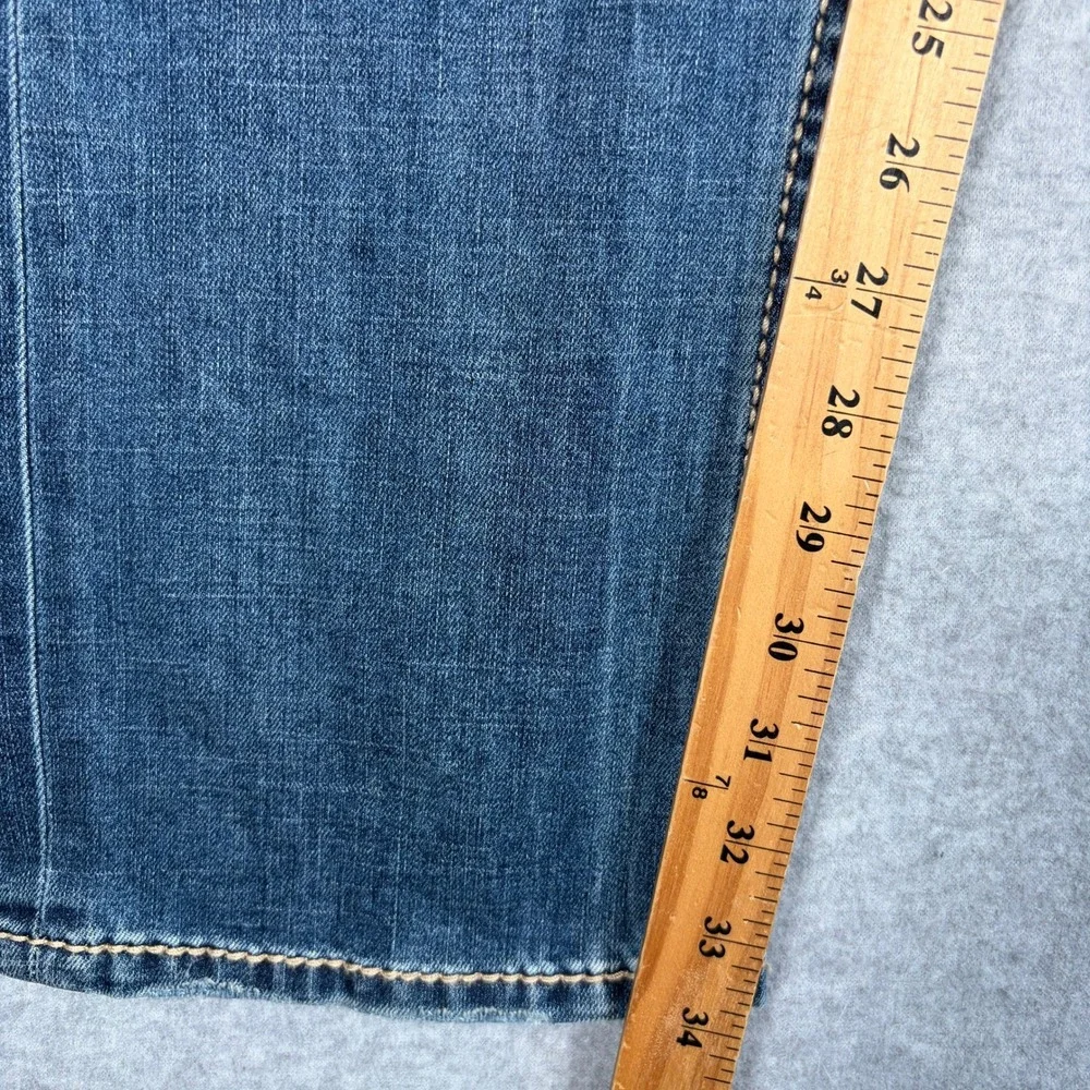 BKE Jake Straight Jeans Men 32x34 Blue Denim Stretch Casual Pants Western